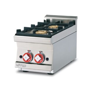 Cuisinière posable 2 feux à gaz – par LOTUS