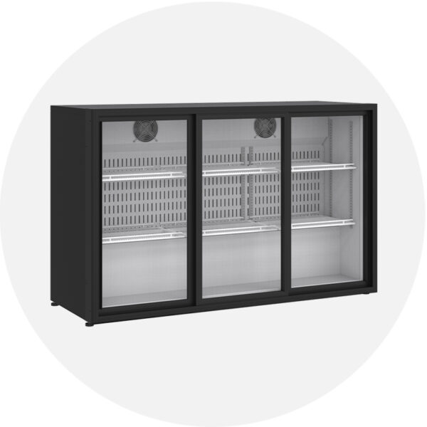 Vitrine bar compacte à 3 portes – par Klimasan
